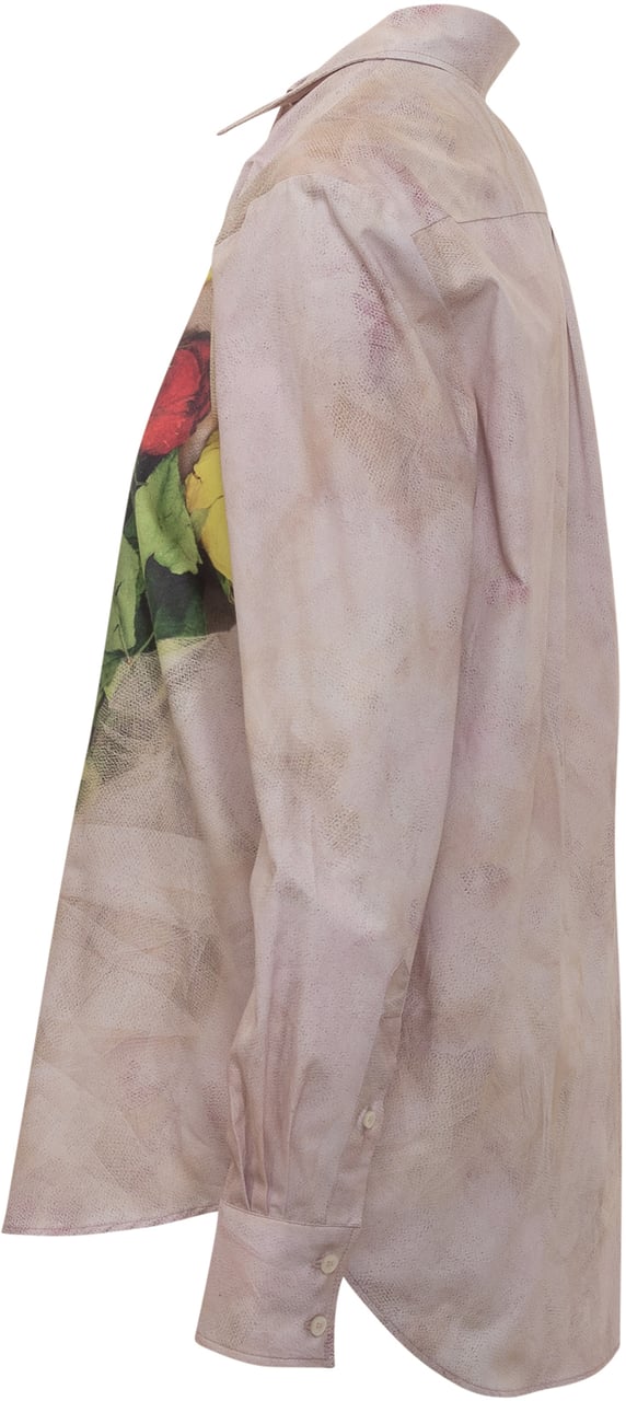 MSGM Camicia con Stampa Floreale Msgm Roze