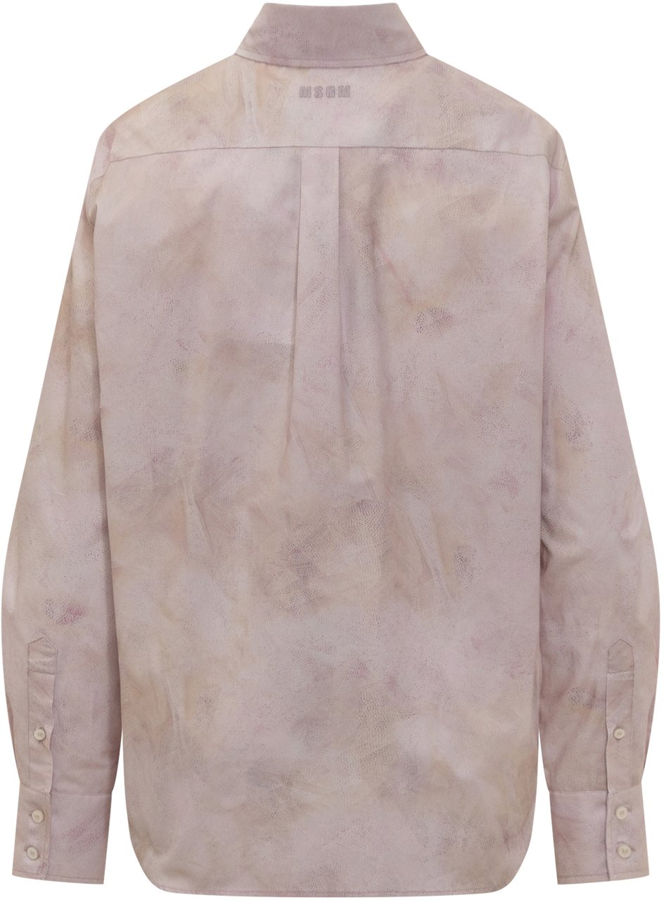 MSGM Camicia con Stampa Floreale Msgm Roze