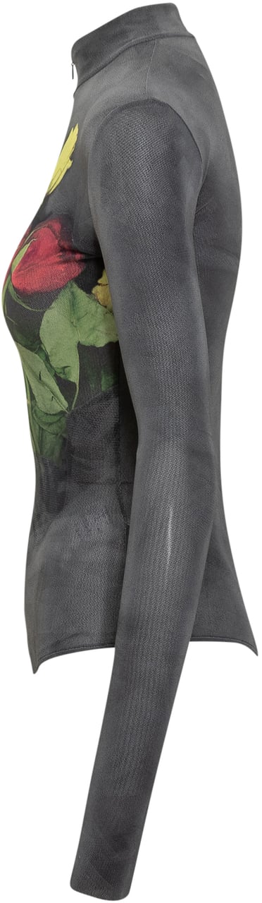 MSGM Body con Stampa Floreale MSGM Zwart