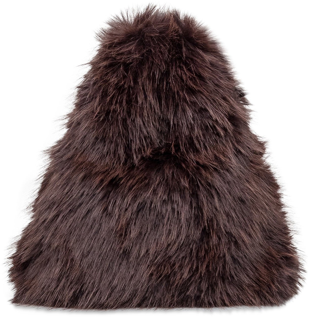 MSGM Borsa MSGM in eco pelliccia marrone Bruin