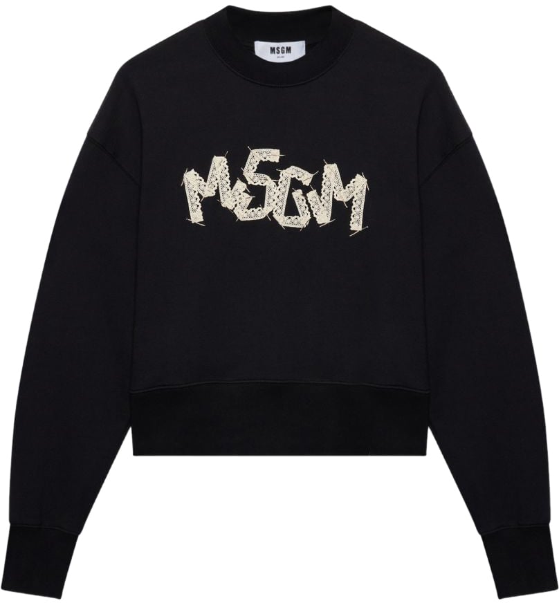 MSGM Sweaters Black Zwart