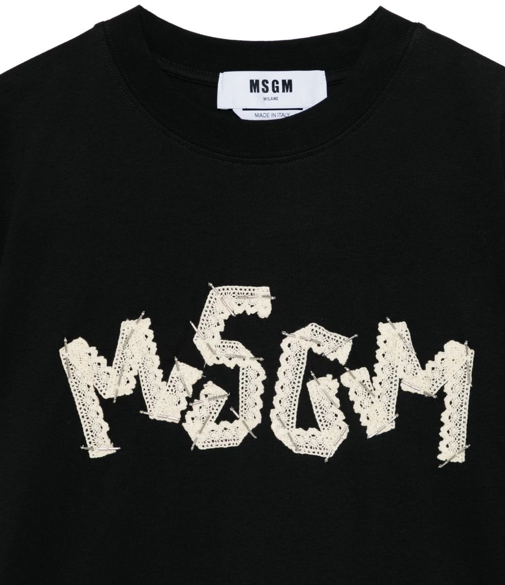 MSGM T-Shirts And Polos Black Zwart