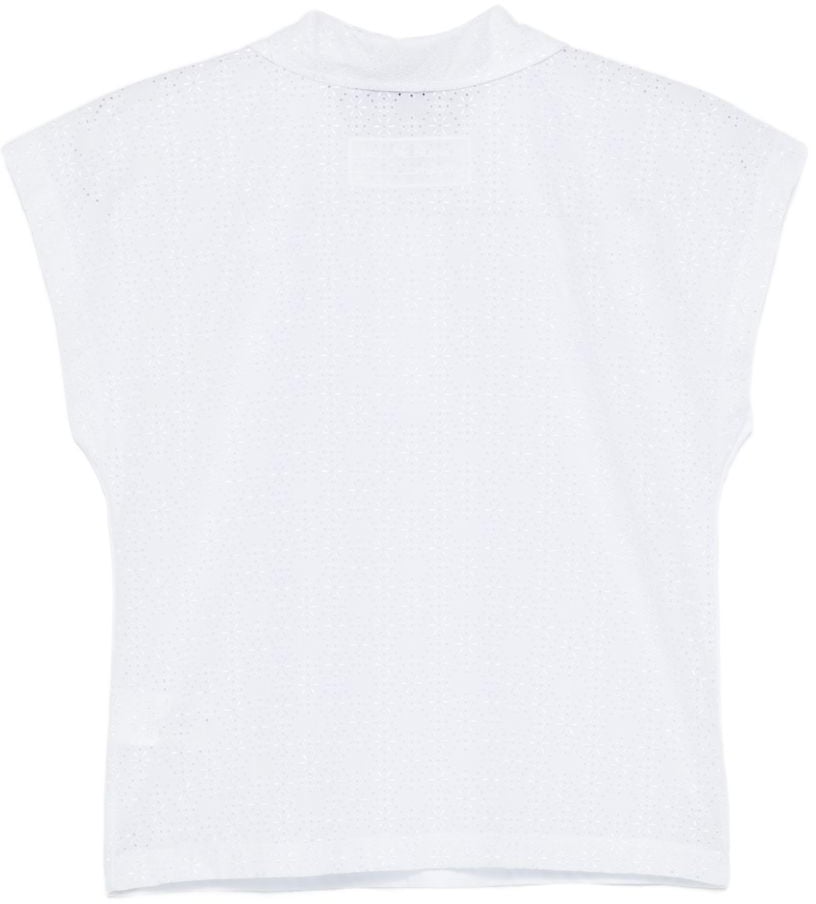MSGM T-Shirts And Polos Optical White Wit