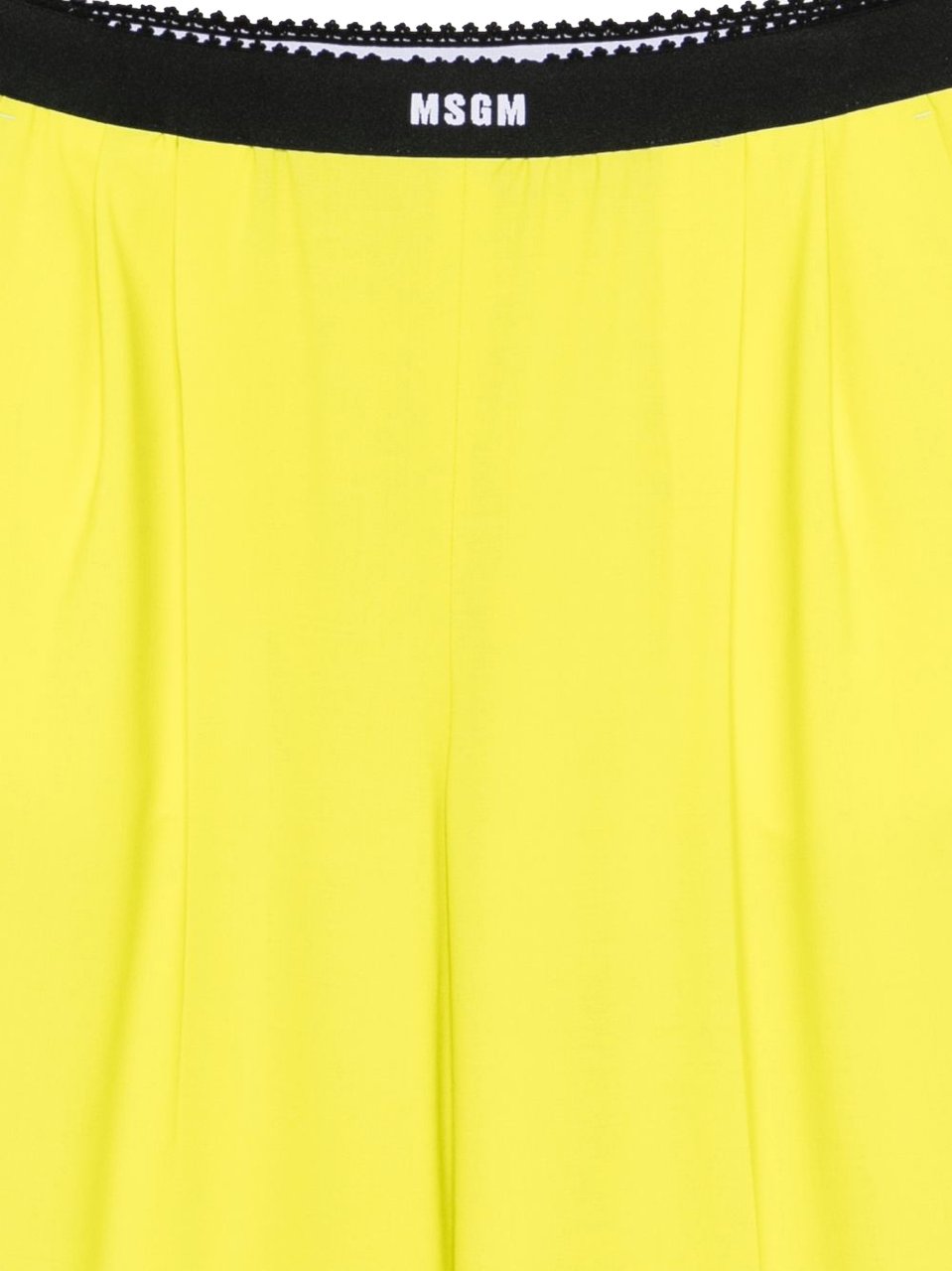 MSGM Trousers Lime Groen