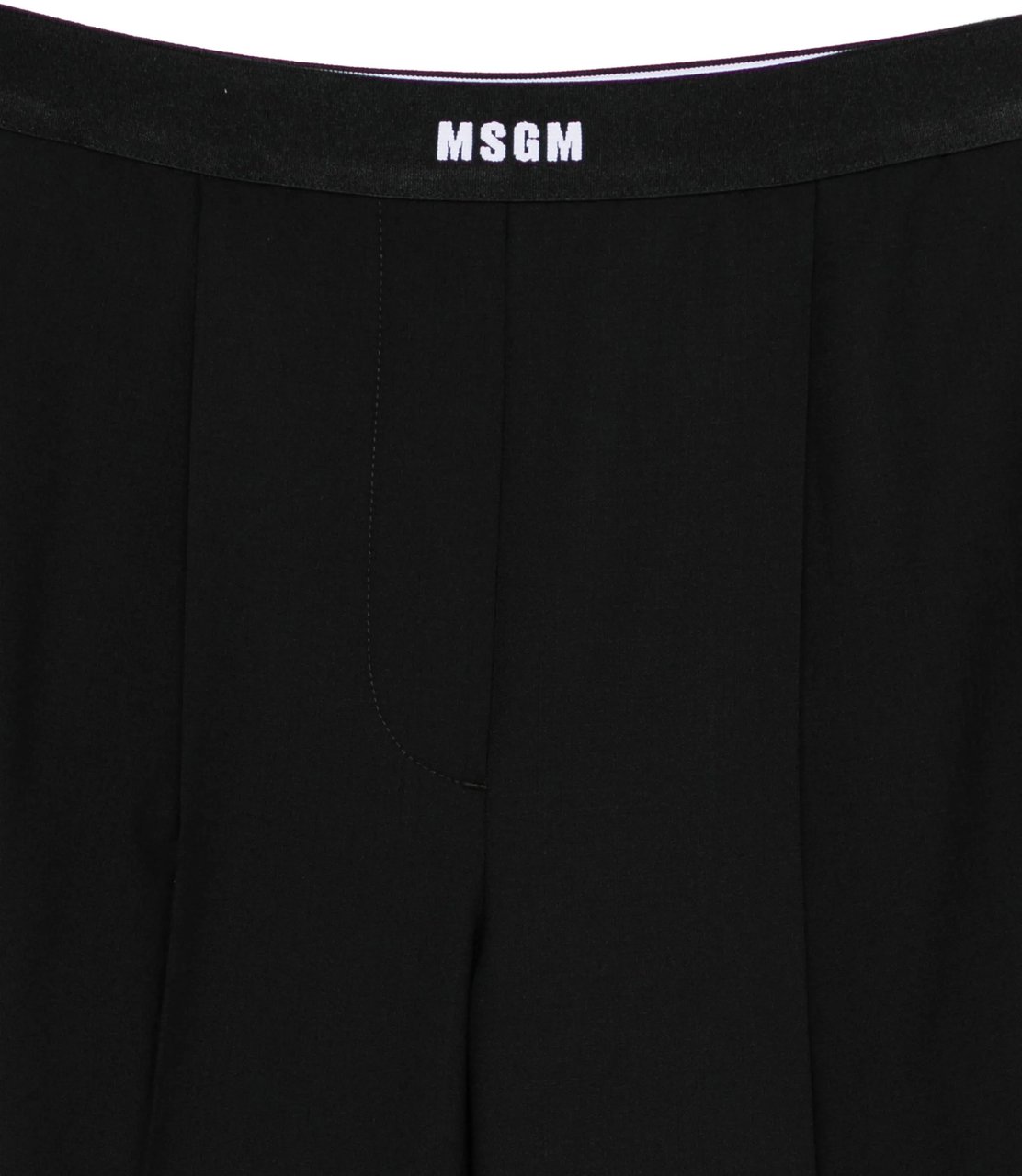 MSGM Trousers Nero Zwart