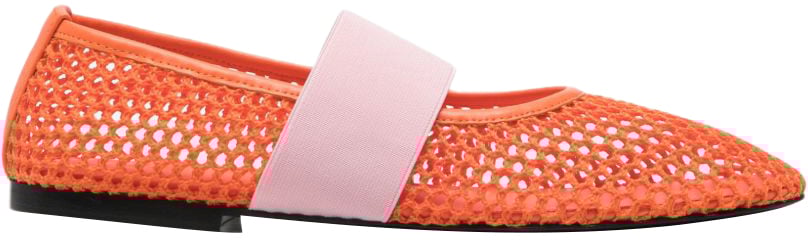 MSGM Flat Shoes Orange Oranje