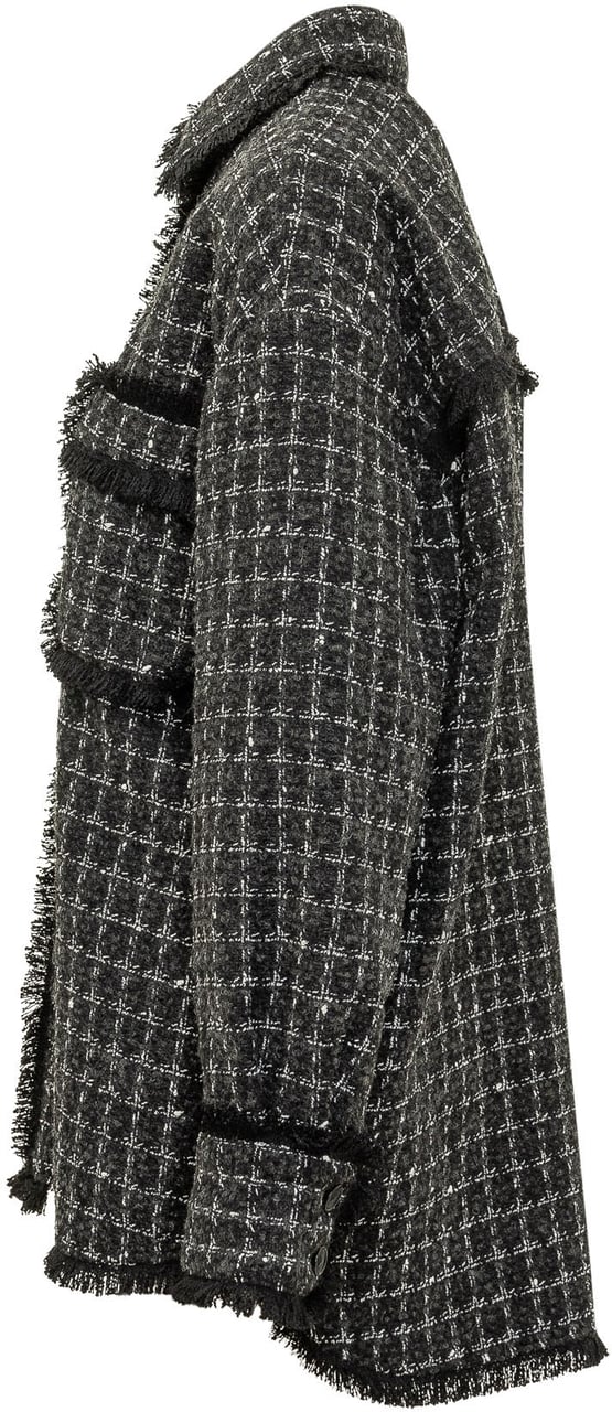 MSGM Camicia con Quattro Tasche Applicate Donkergrijs