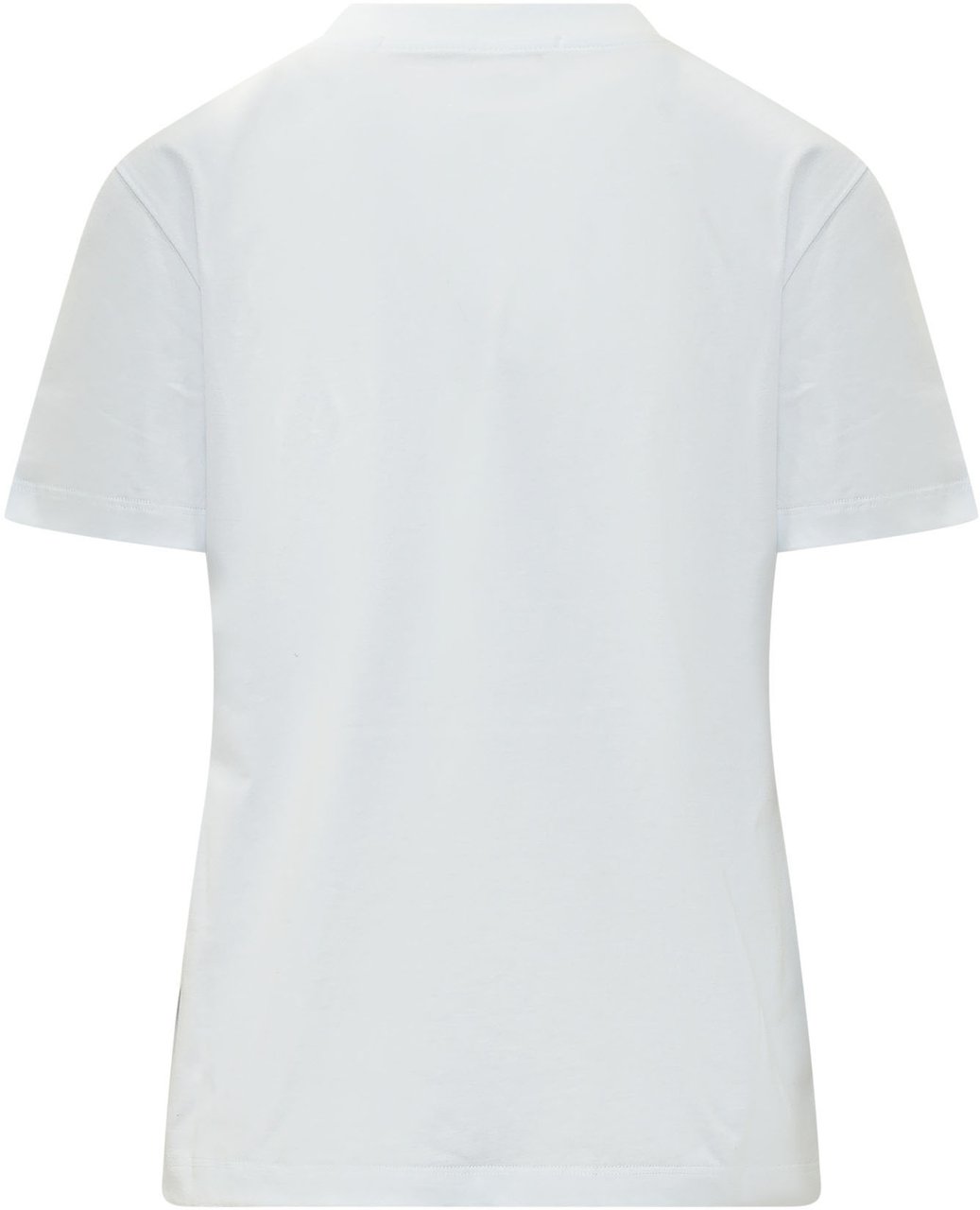 MSGM T-shirt con Ricamo di Gatto Wit