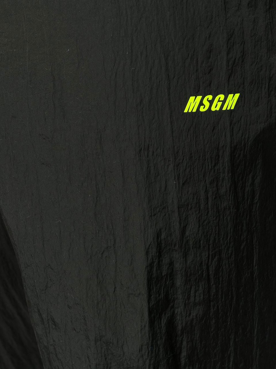 MSGM Nylon Jogger Relaxed-Fit Pants Zwart