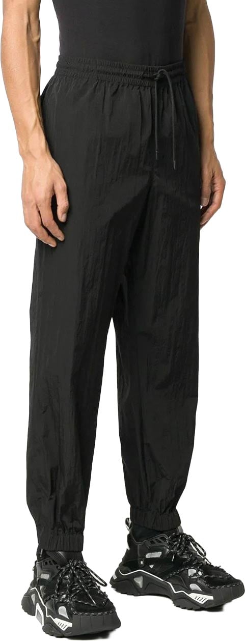 MSGM Nylon Jogger Relaxed-Fit Pants Zwart