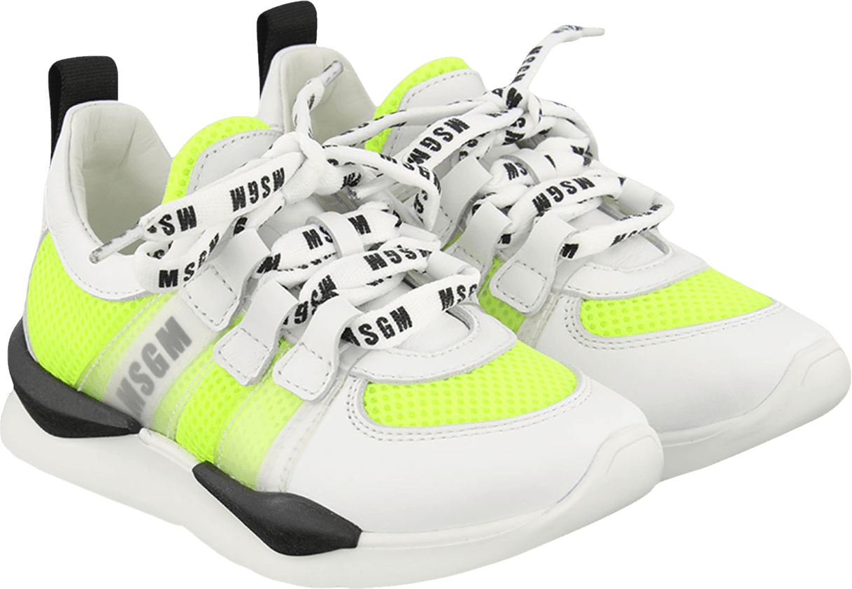 MSGM MSGM Kinder Meisjes Sneakers Fluor Geel Geel
