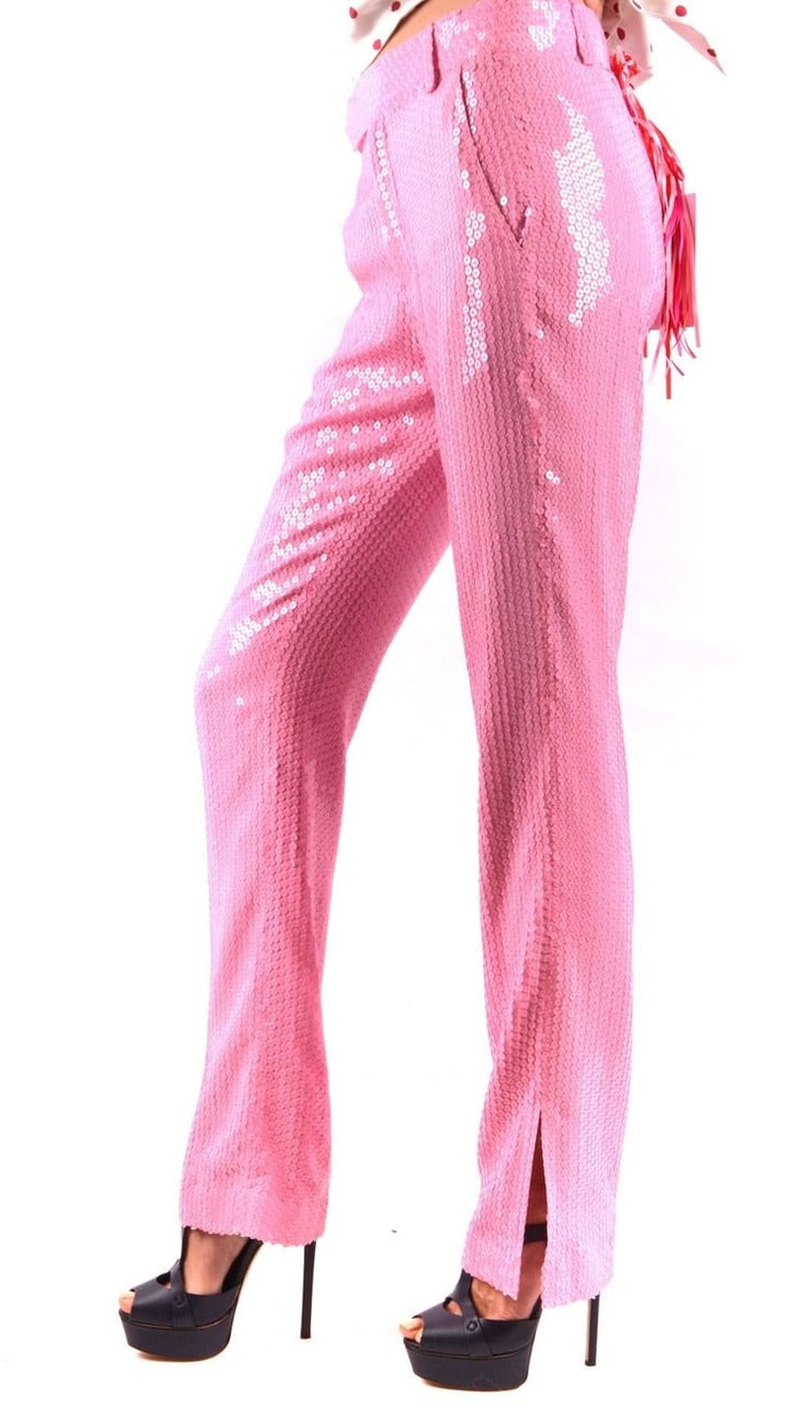 Msgm Women Trousers Roze