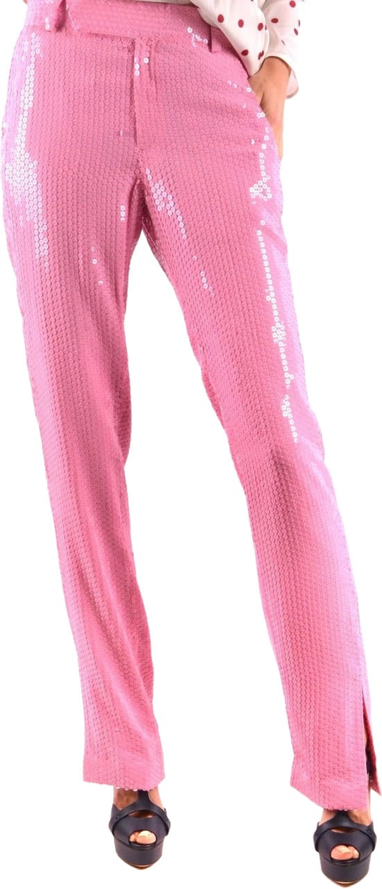 Msgm Women Trousers Roze
