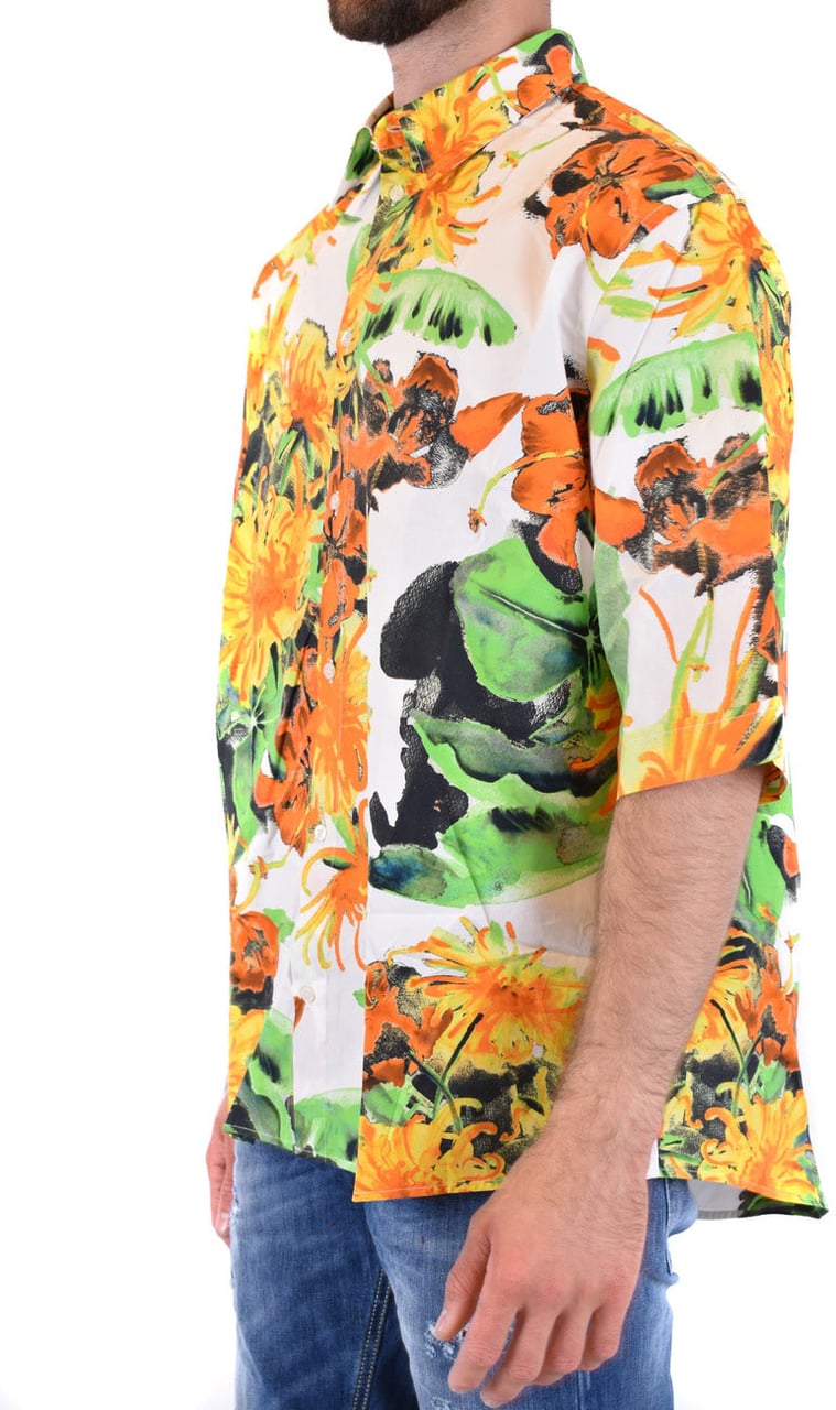 Msgm Men Shirt Wit