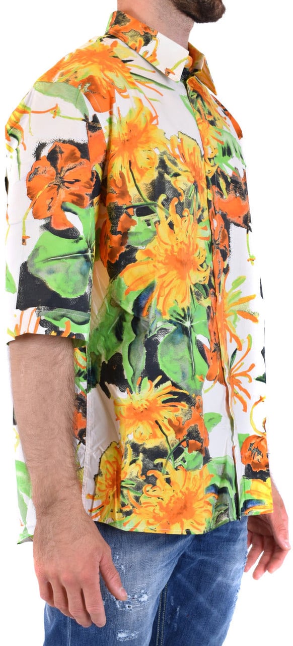 Msgm Men Shirt Wit