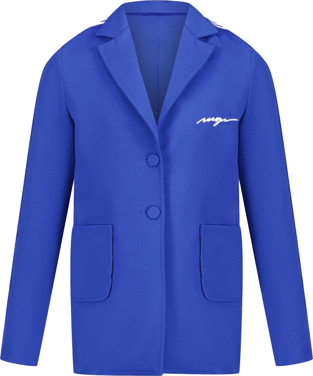 MSGM Meisjes Colbert Cobalt Blauw Blauw