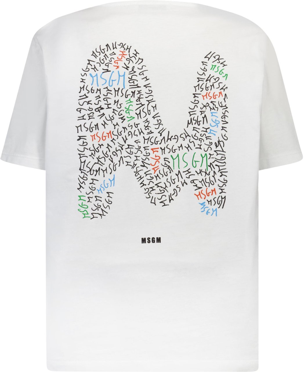 MSGM Kinder Jongens T-Shirt in Creme Taupe