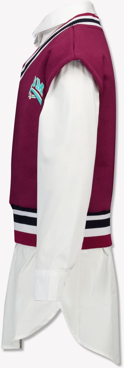 MSGM MSGM Kinder Meisjes Tuniek in Bordeaux Rood