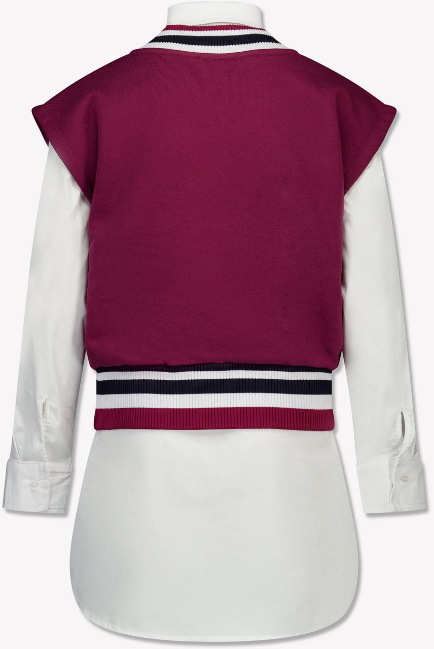 MSGM MSGM Kinder Meisjes Tuniek in Bordeaux Rood
