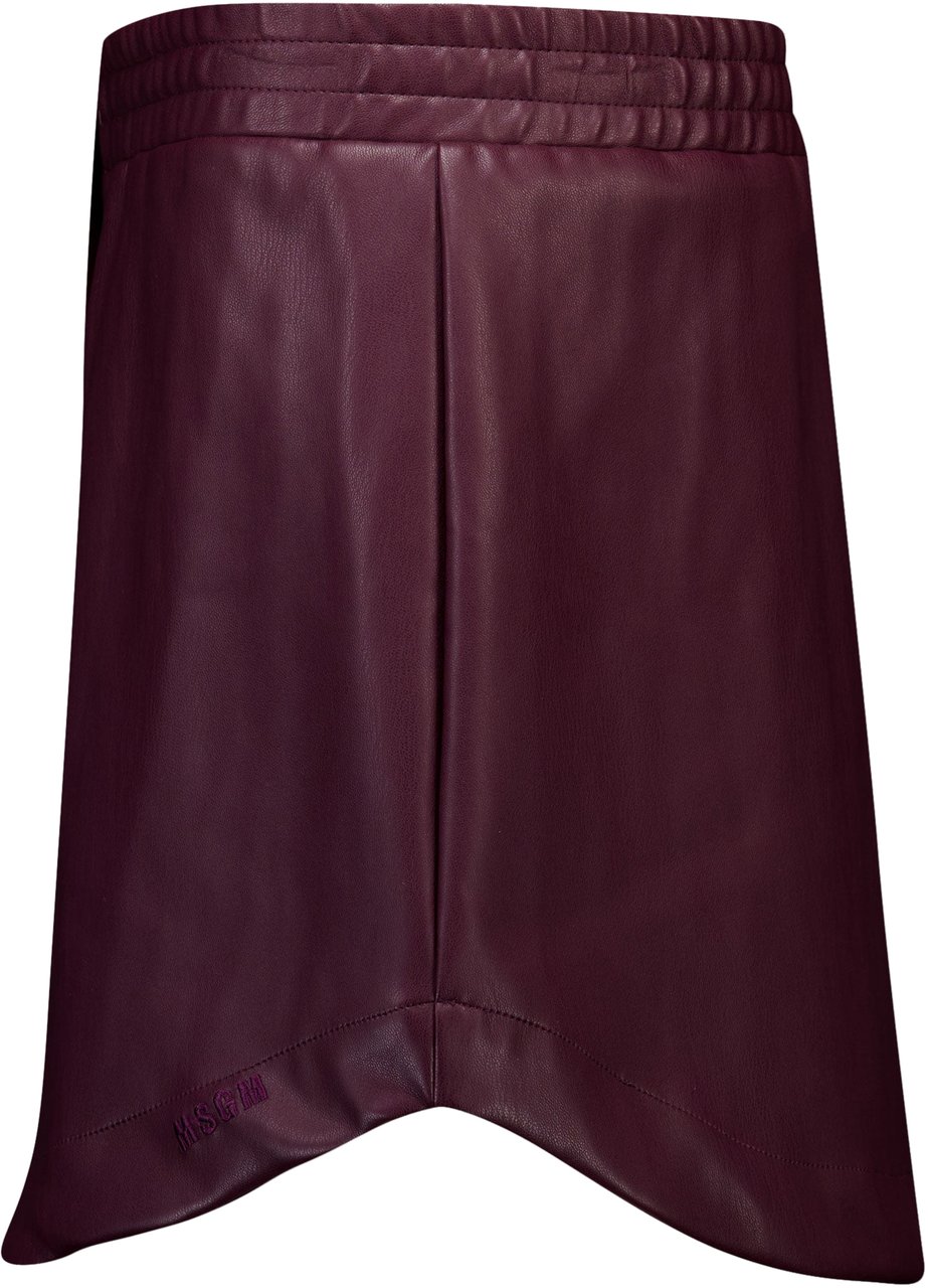 MSGM MSGM Kinder Meisjes Rokje In Bordeaux Rood