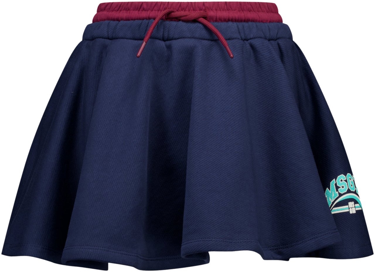 MSGM MSGM Kinder Meisjes Rokje In Navy Blauw