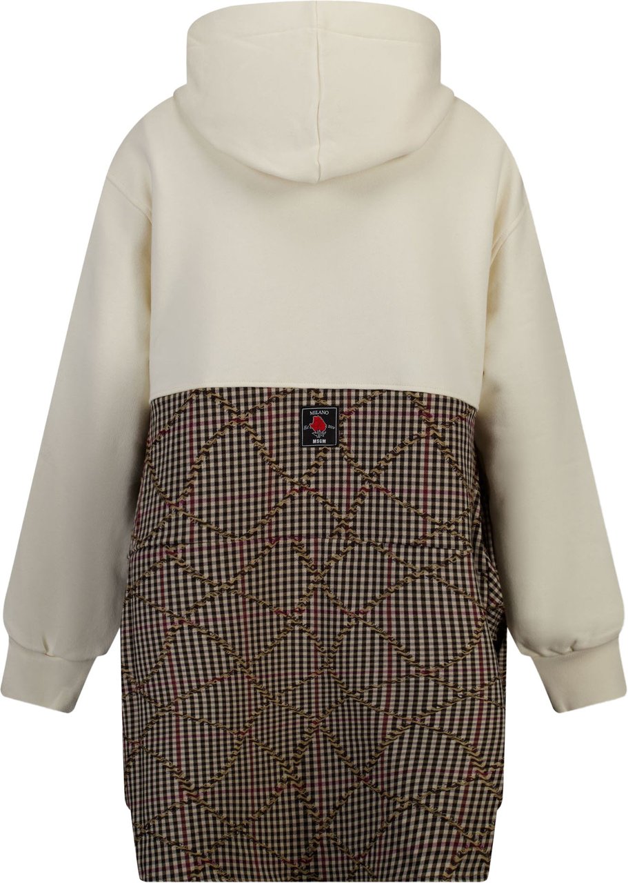 MSGM Kinder Meisjes Jurk In Off White Wit