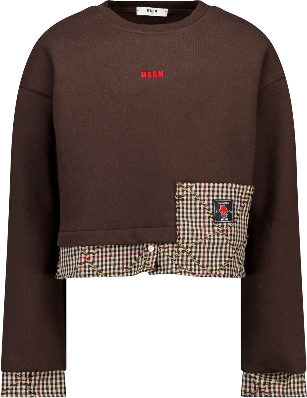 MSGM Kinder Meisjes Trui In Bruin Bruin