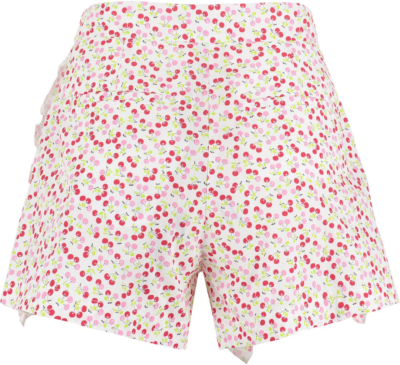 MSGM Printed cotton shorts Wit
