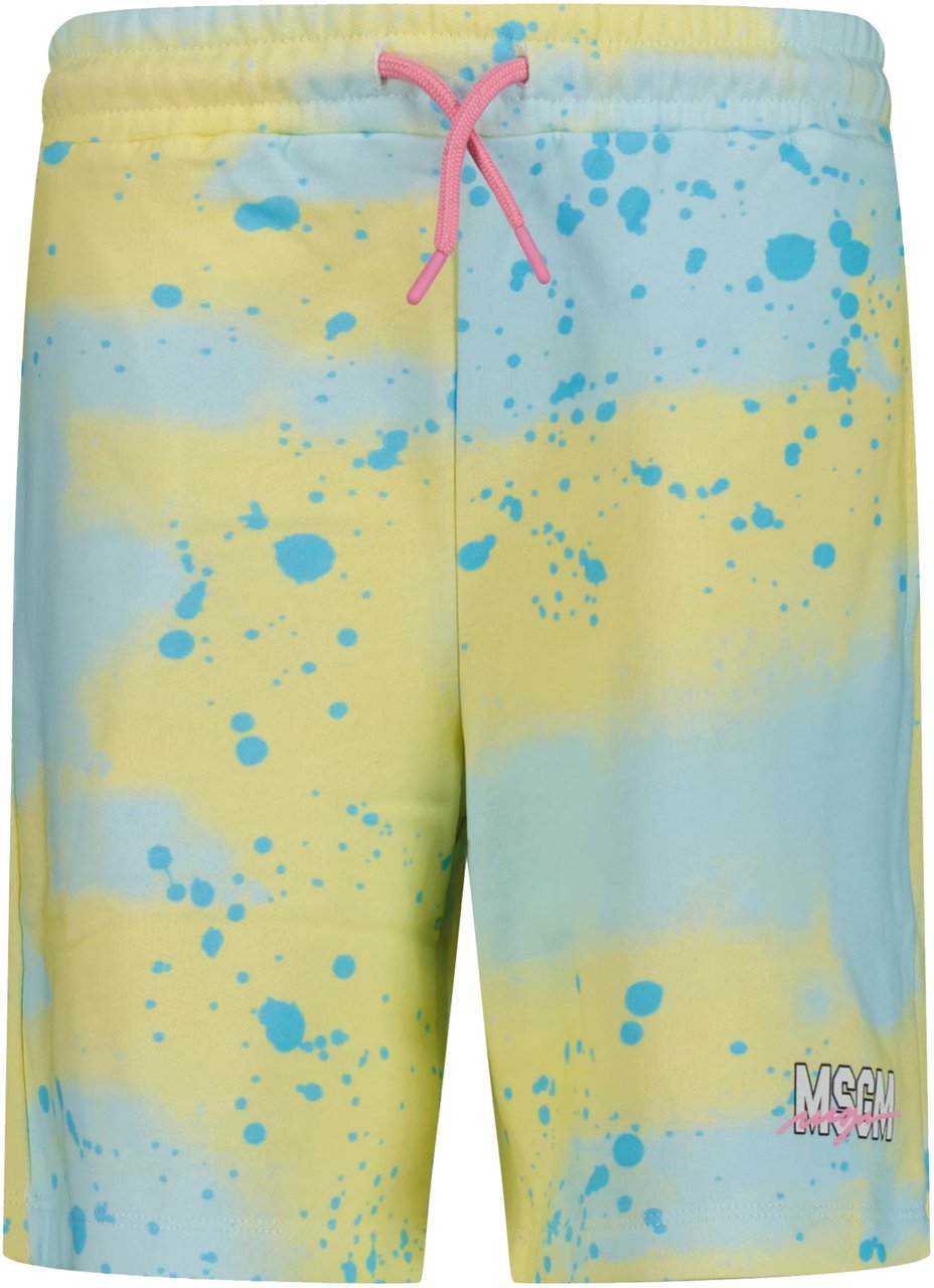 MSGM MSGM Kinder Meisjes Shorts In Turquoise Blauw