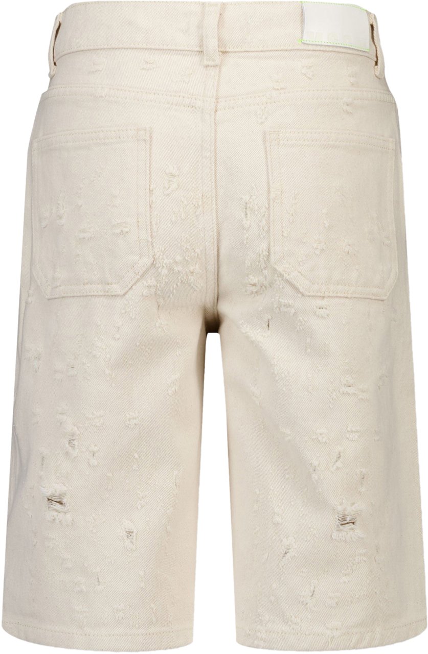 MSGM MSGM Kinder Jongens Shorts In Off White Wit