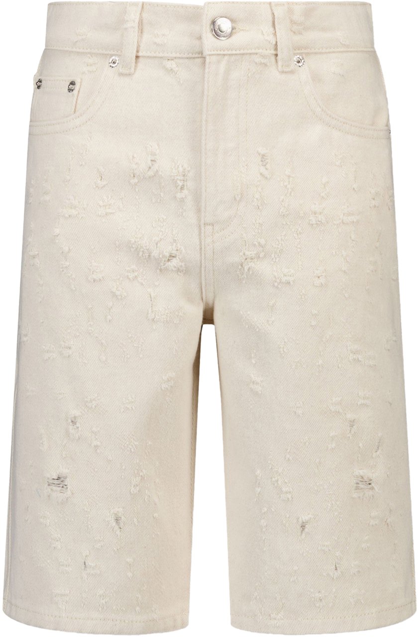 MSGM MSGM Kinder Jongens Shorts In Off White Wit