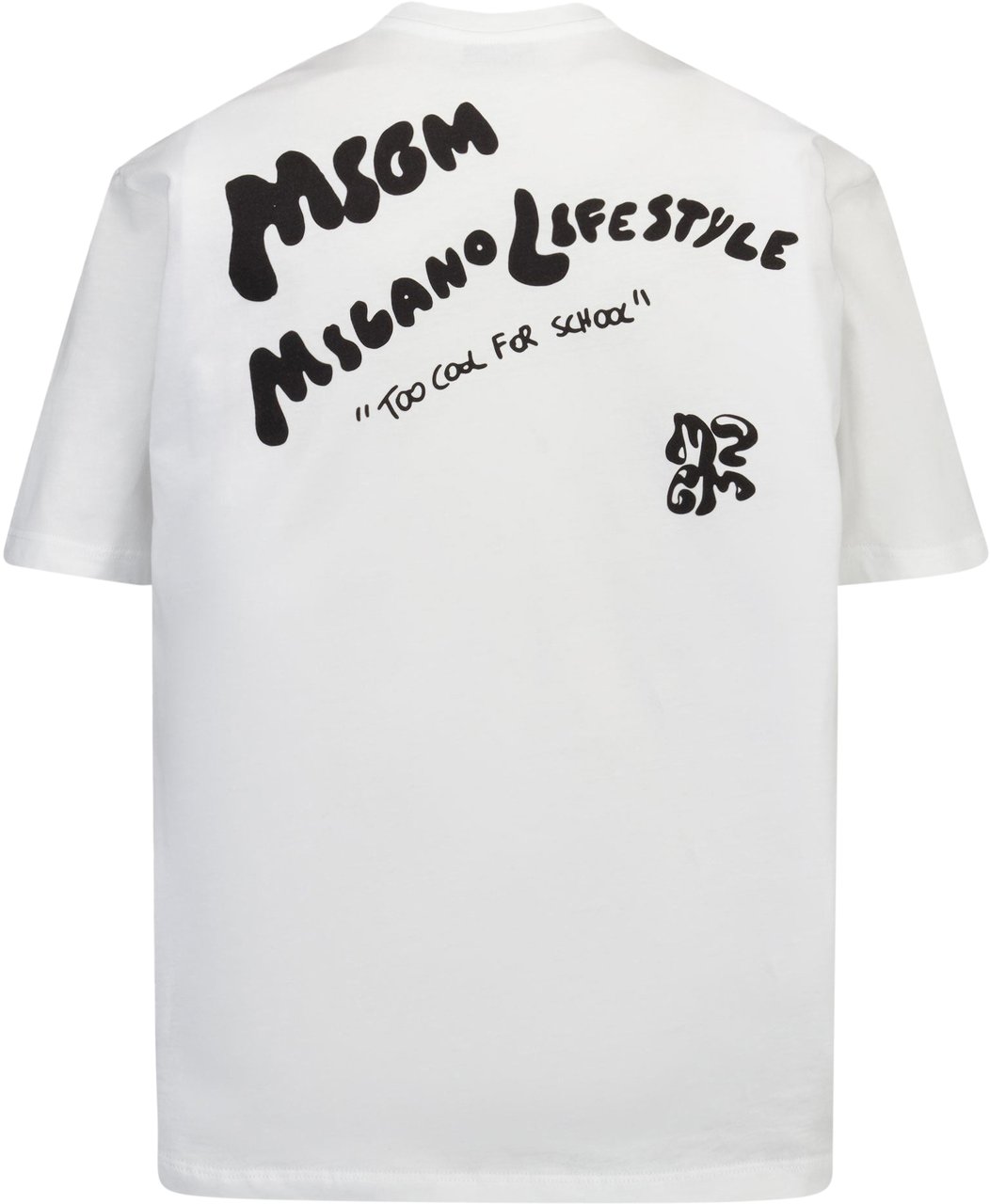 MSGM MSGM Kinder Jongens T-Shirt In Wit Wit