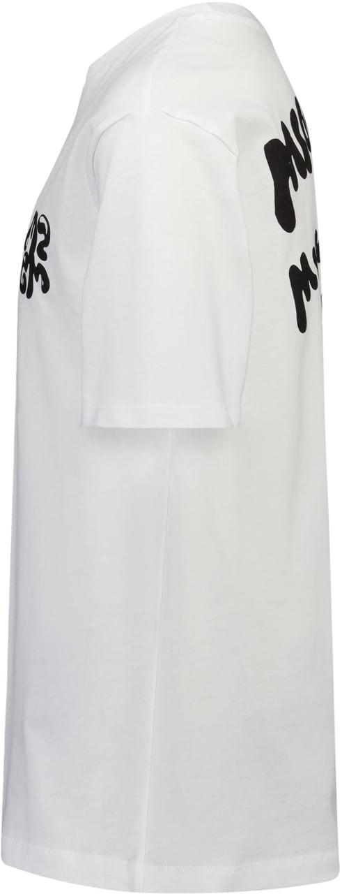 MSGM MSGM Kinder Jongens T-Shirt In Wit Wit