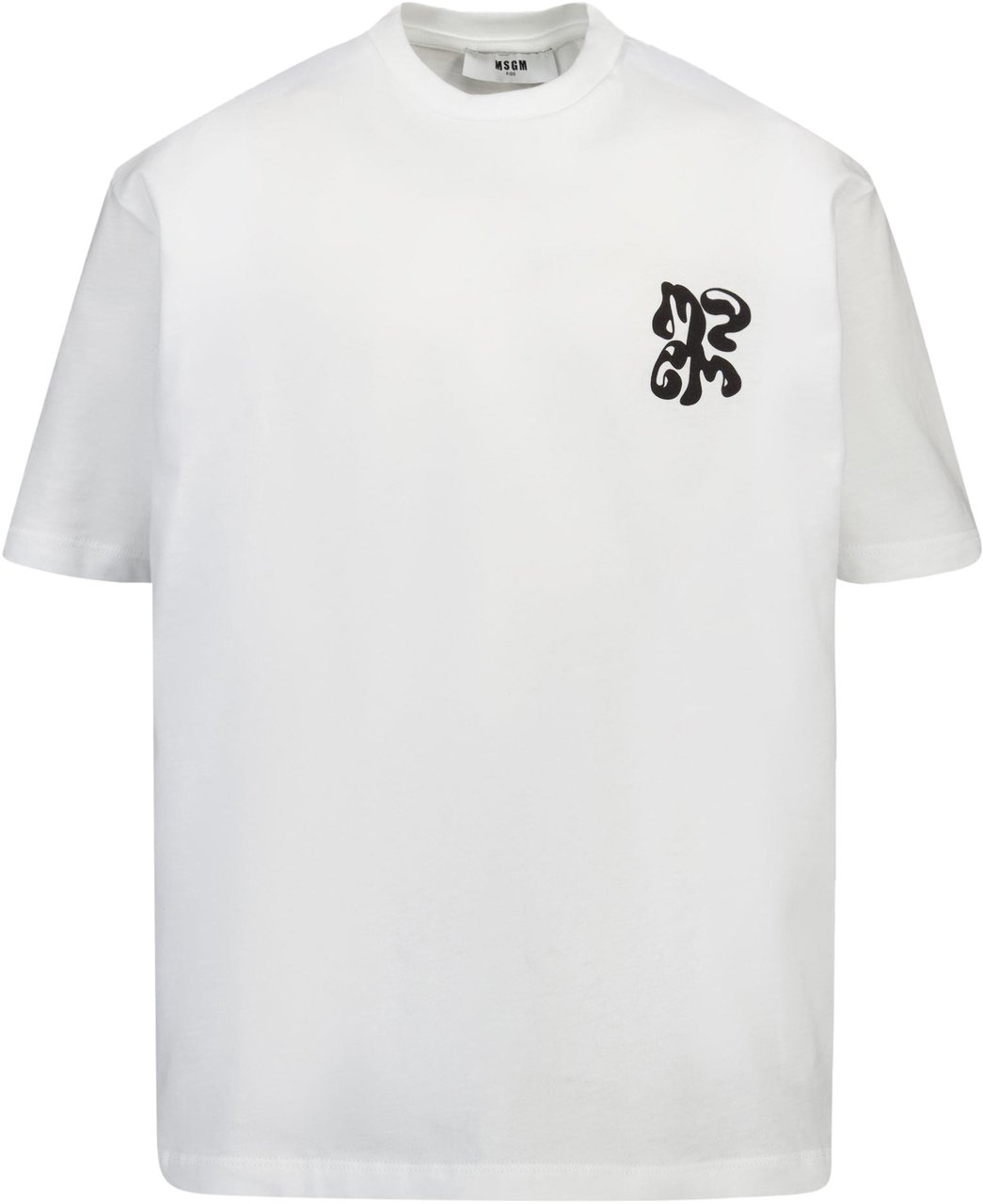 MSGM MSGM Kinder Jongens T-Shirt In Wit Wit