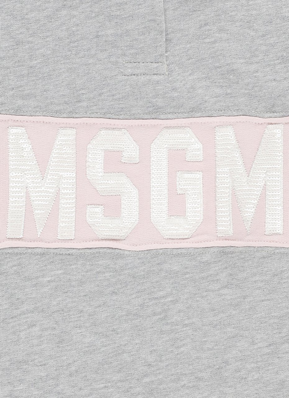MSGM Sweaters Rosa Lichtgrijs