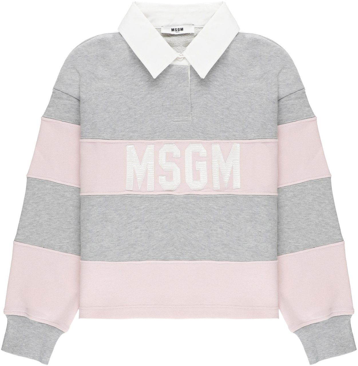 MSGM Sweaters Rosa Lichtgrijs