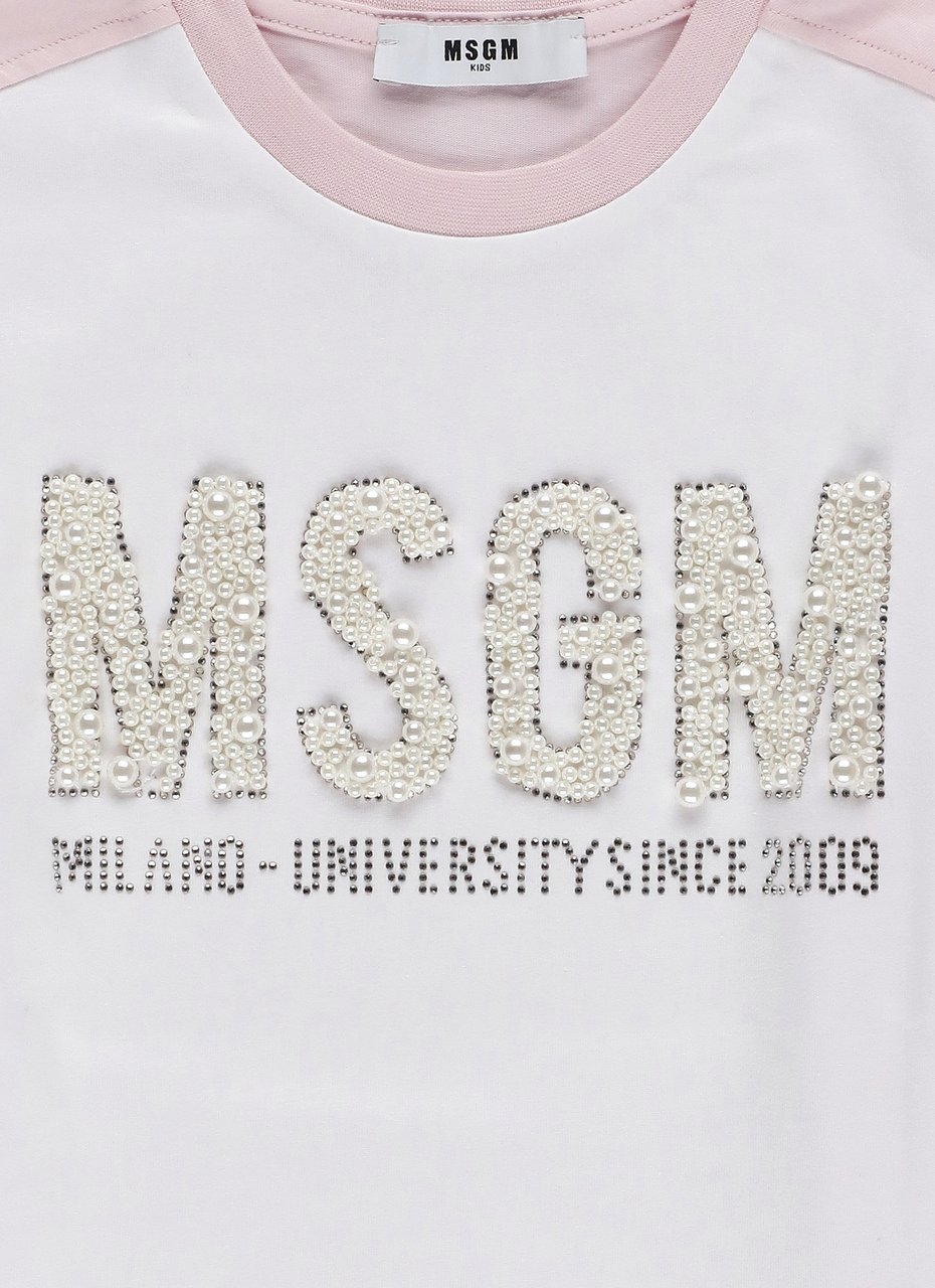 MSGM T-Shirts And Polos Pink Wit