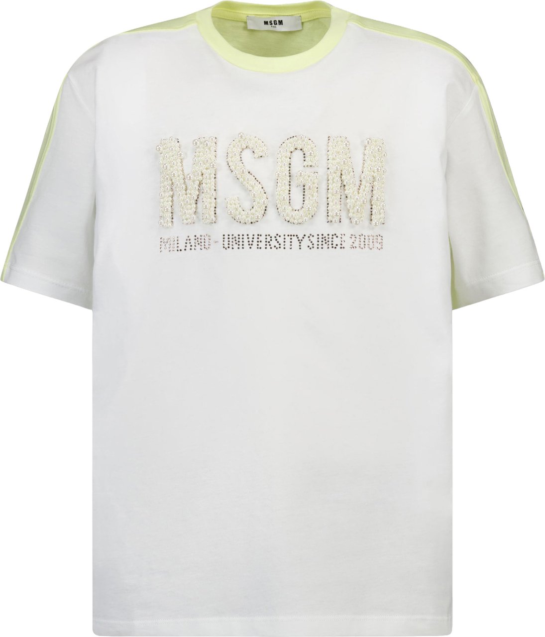 MSGM MSGM Kinder Meisjes T-Shirt In Wit Wit