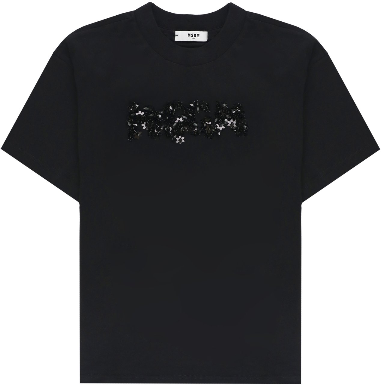 MSGM T-Shirts And Polos Black Zwart