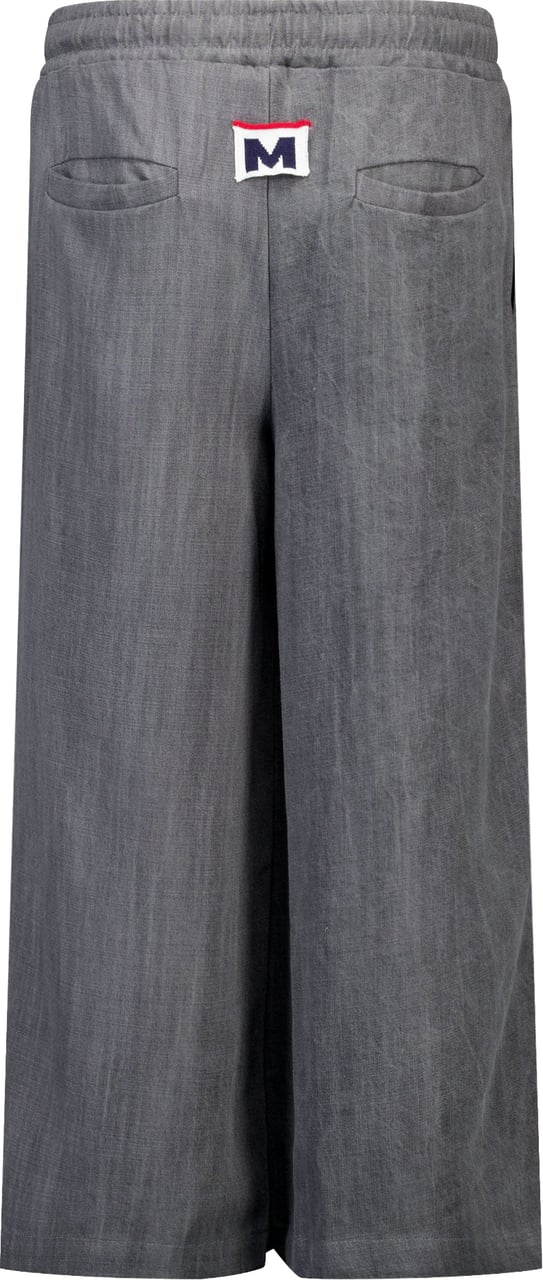 MSGM MSGM Kinder Unisex Broek In Donker Grijs Grijs
