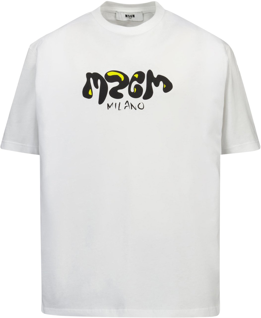 MSGM Kinder Jongens T-Shirt In Wit Wit