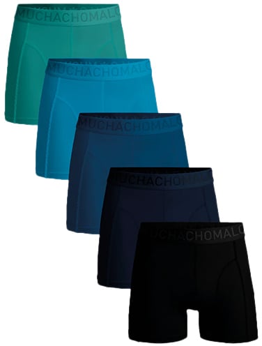 Muchachomalo MUCHACHOMALO 5-Pack Boxer Short Hello Moonlight Zwart