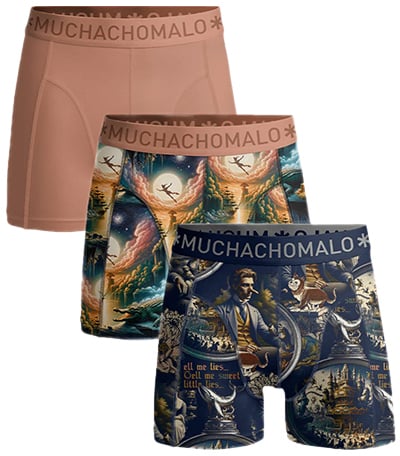 MUCHACHOMALO 3-Pack Pinocchio-Peter Pan Blauw