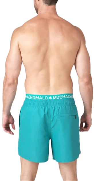 MUCHACHOMALO Swimshort Solid Blauw