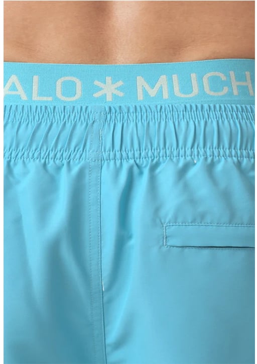 MUCHACHOMALO Swimshort Solid Blauw