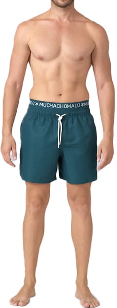 Muchachomalo MUCHACHOMALO Swimshort Solid Groen