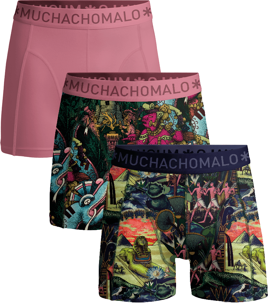 Muchachomalo Boxershorts 3-Pack Multicolor Divers