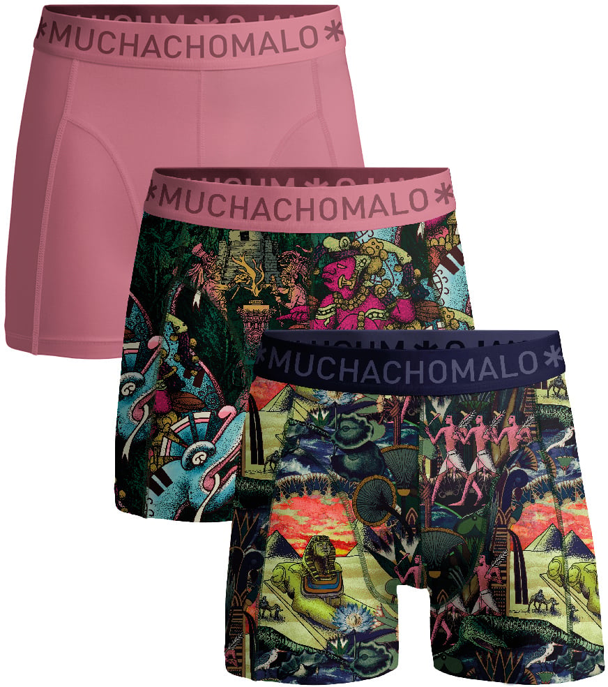 Muchachomalo Boxershorts 3-Pack Multicolor Divers