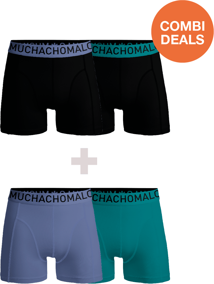 Muchachomalo Boxershorts 4-Pack Multicolor Divers