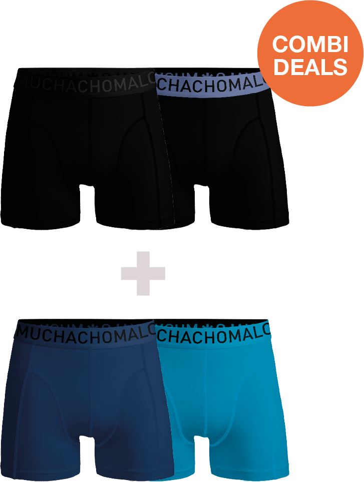 Muchachomalo Boxershorts 4-Pack Multicolor Divers